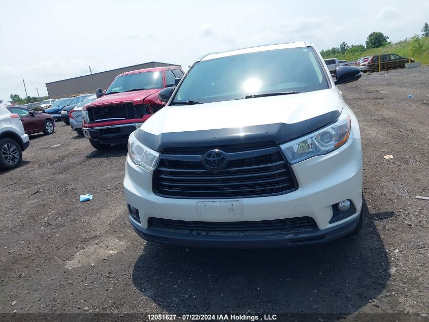 2016 Toyota Highlander Limited/Ltd Platinum VIN: 5TDDKRFH5GS256834 Lot: 12051627