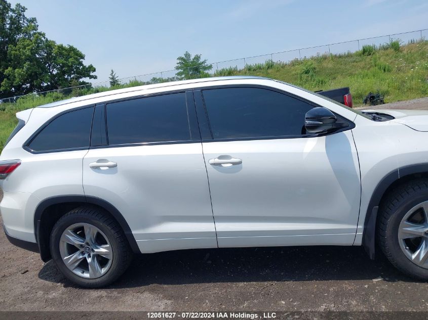 2016 Toyota Highlander Limited/Ltd Platinum VIN: 5TDDKRFH5GS256834 Lot: 12051627