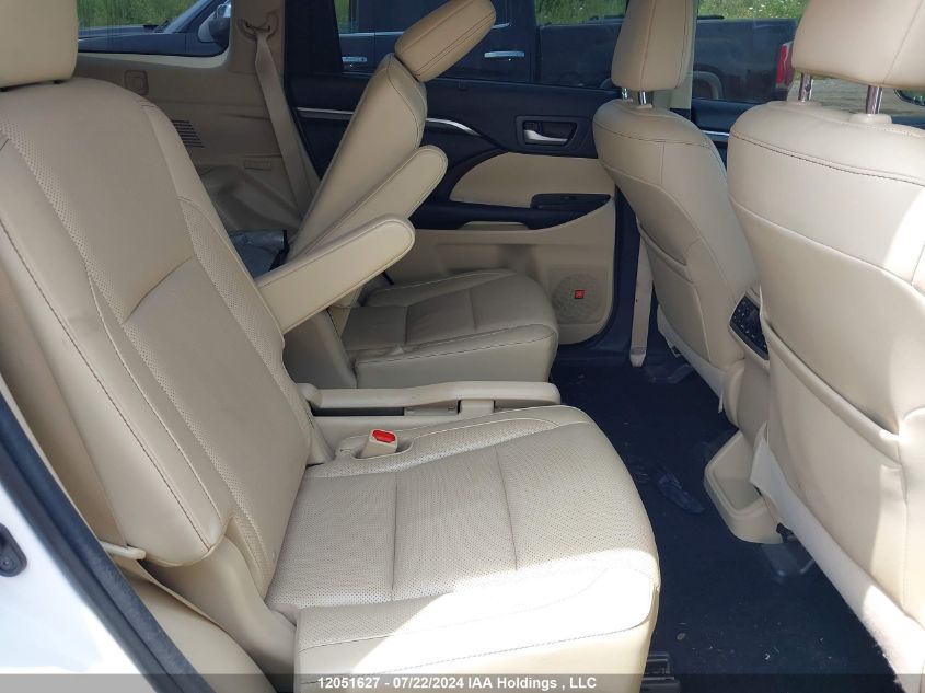 2016 Toyota Highlander Limited/Ltd Platinum VIN: 5TDDKRFH5GS256834 Lot: 12051627