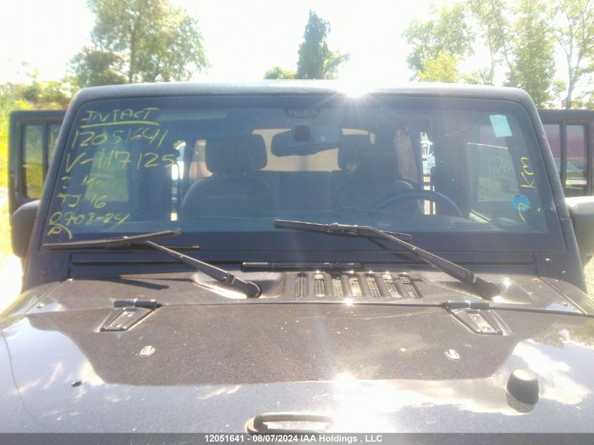 2016 Jeep Tj VIN: 1C4BJWEG1GL117125 Lot: 12051641