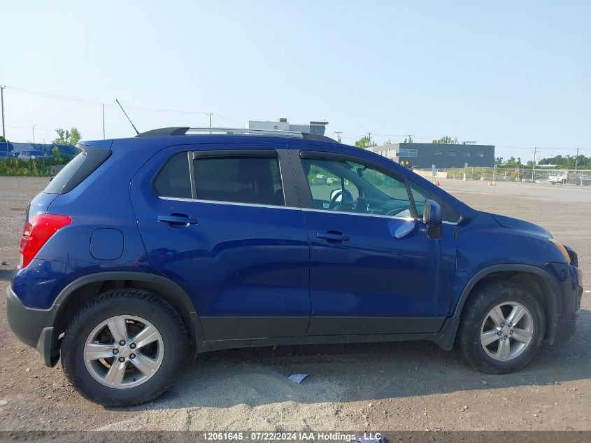 2015 Chevrolet Trax 1Lt VIN: 3GNCJRSB6FL127951 Lot: 12051645