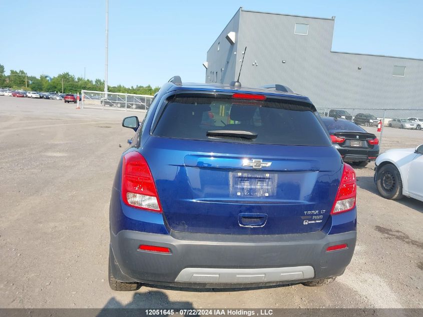 2015 Chevrolet Trax 1Lt VIN: 3GNCJRSB6FL127951 Lot: 12051645