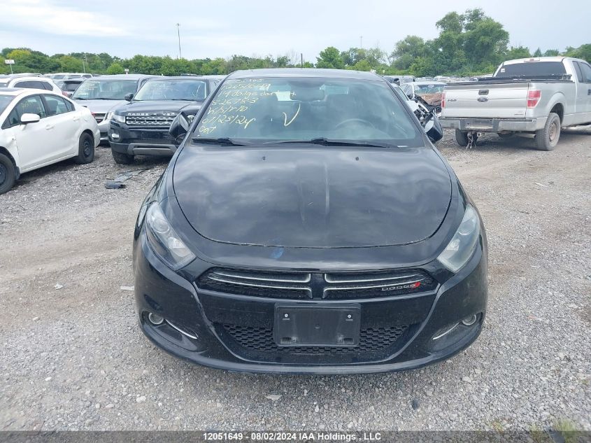 2014 Dodge Dart Gt VIN: 1C3CDFEB7ED826783 Lot: 12051649