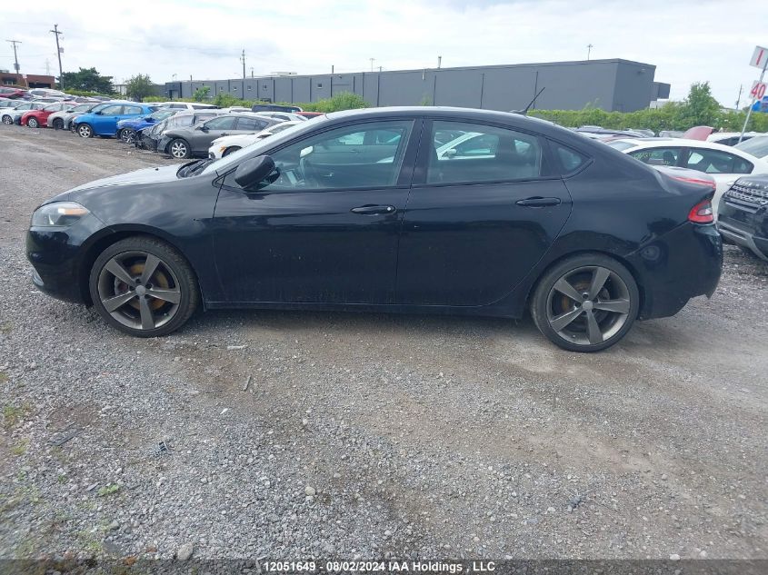 2014 Dodge Dart Gt VIN: 1C3CDFEB7ED826783 Lot: 12051649