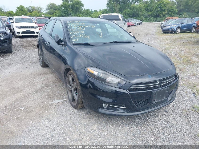 2014 Dodge Dart Gt VIN: 1C3CDFEB7ED826783 Lot: 12051649