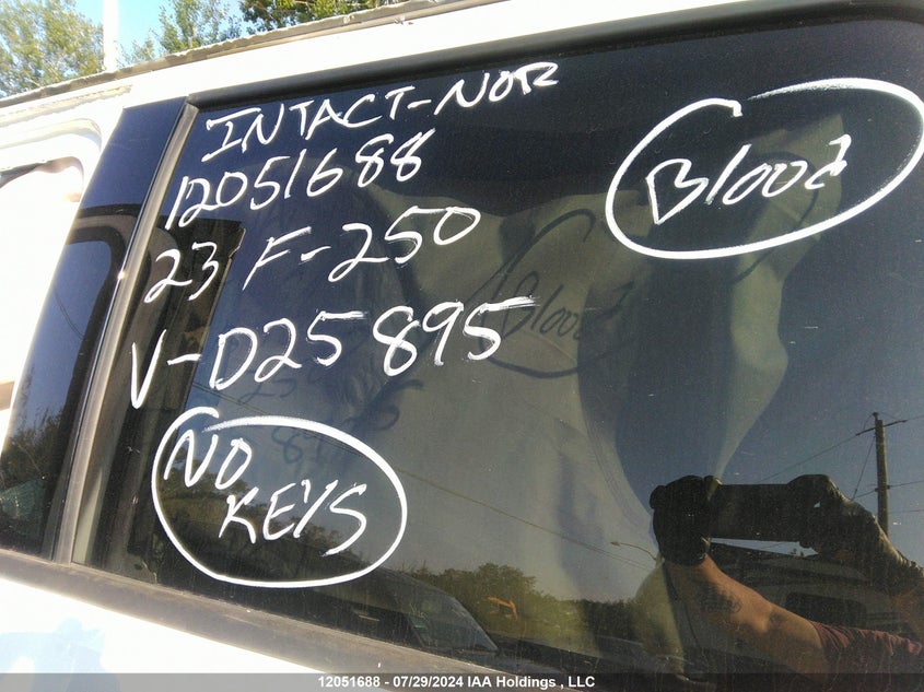 2023 Ford F-250 Lariat VIN: 1FT7W2BT8PED25895 Lot: 12051688