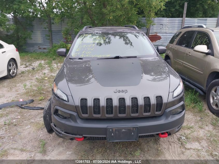 2018 Jeep Cherokee Trailhawk VIN: 1C4PJMBX0JD569017 Lot: 12051703