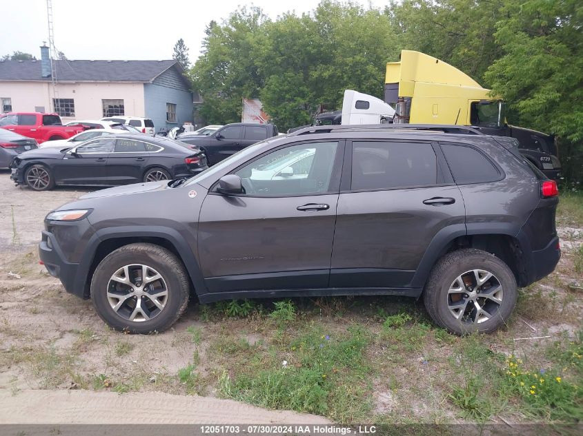 2018 Jeep Cherokee Trailhawk VIN: 1C4PJMBX0JD569017 Lot: 12051703