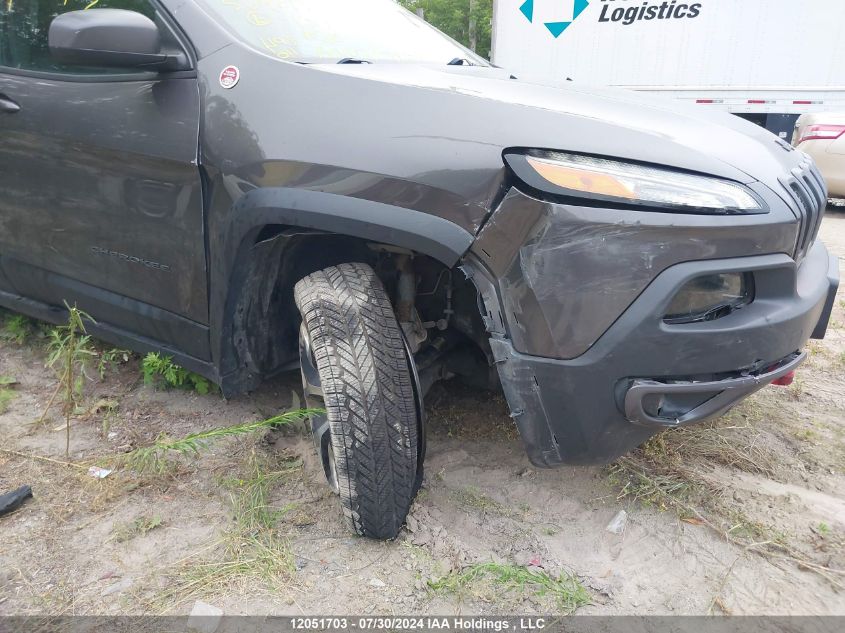 2018 Jeep Cherokee Trailhawk VIN: 1C4PJMBX0JD569017 Lot: 12051703