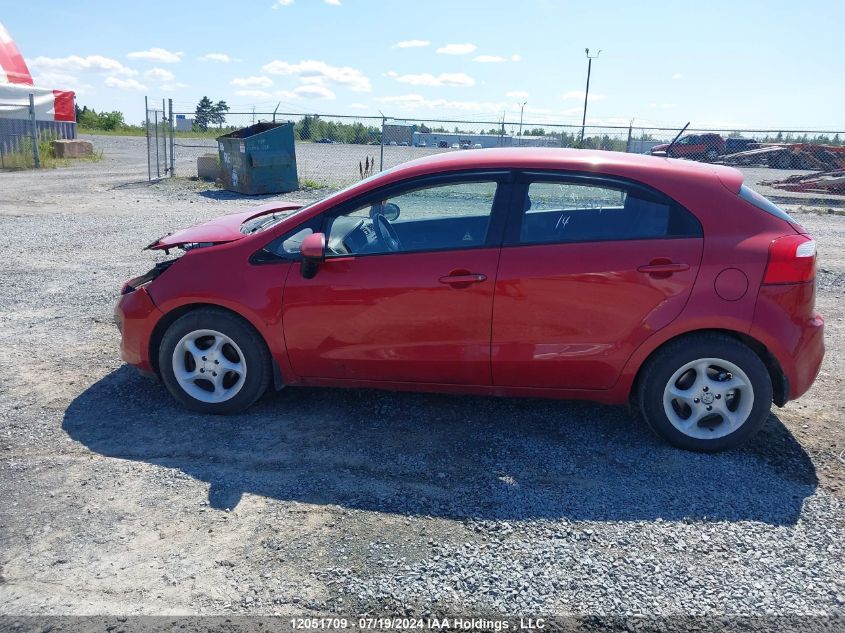 2014 Kia Rio Lx VIN: KNADM5A35E6916928 Lot: 12051709