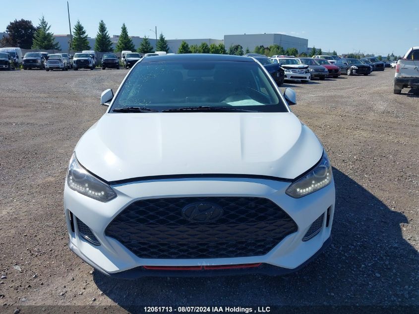 2019 Hyundai Veloster Turbo/Turbo R-Spec/Turbo Ultimate VIN: KMHTH6AB9KU004757 Lot: 12051713