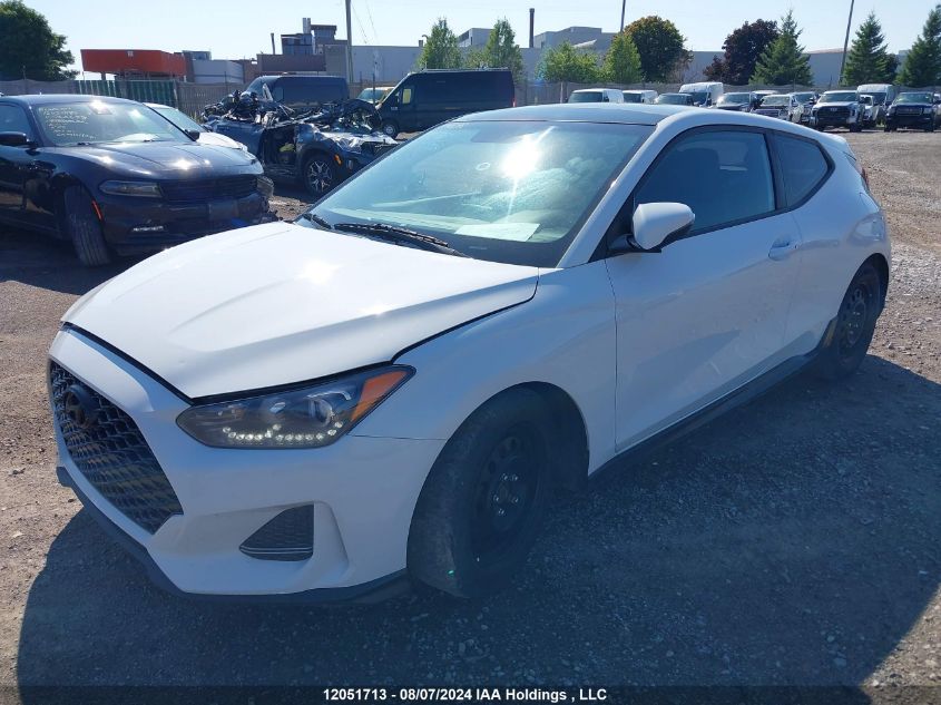 2019 Hyundai Veloster Turbo/Turbo R-Spec/Turbo Ultimate VIN: KMHTH6AB9KU004757 Lot: 12051713