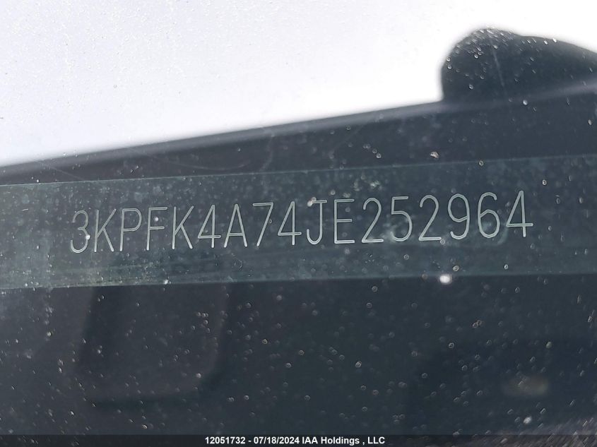 2018 Kia Forte Lx VIN: 3KPFK4A74JE252964 Lot: 12051732