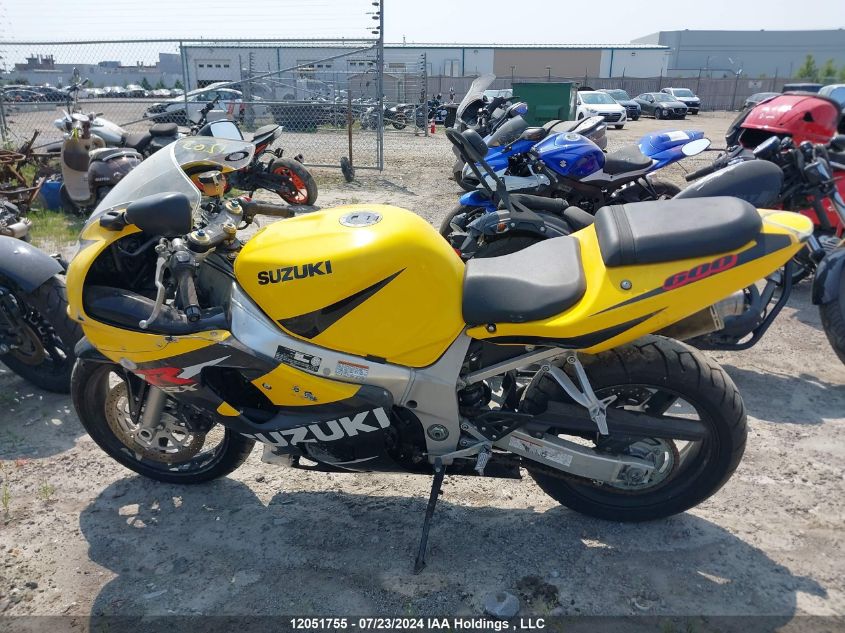 2001 Suzuki Gsx-R600 VIN: JS1GN7BA612102286 Lot: 12051755