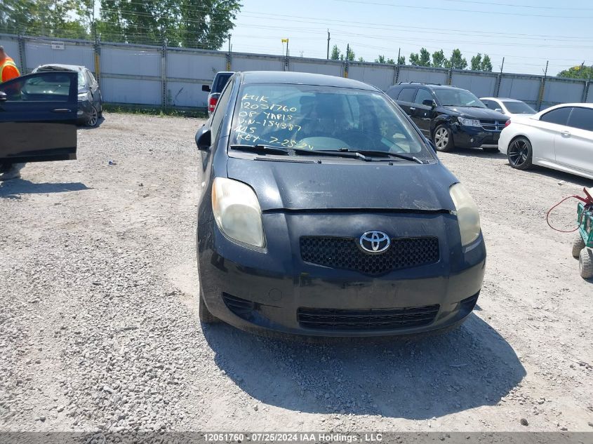 2008 Toyota Yaris VIN: JTDKT923385154387 Lot: 12051760