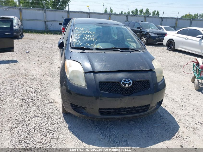 2008 Toyota Yaris VIN: JTDKT923385154387 Lot: 12051760