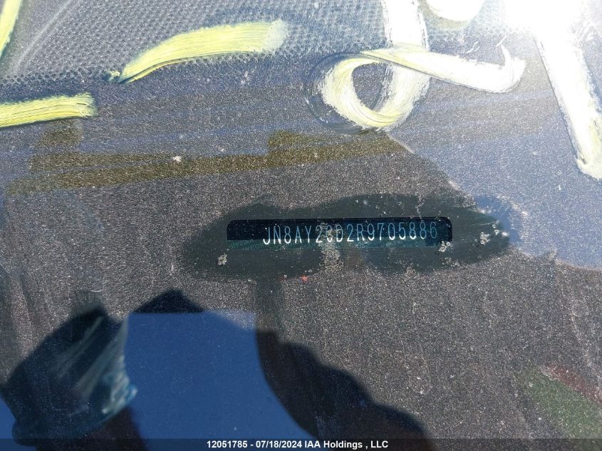 2024 Nissan Armada VIN: JN8AY2CD2R9705886 Lot: 12051785