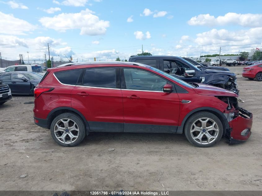 2019 Ford Escape Titanium VIN: 1FMCU9J91KUC14487 Lot: 12051798