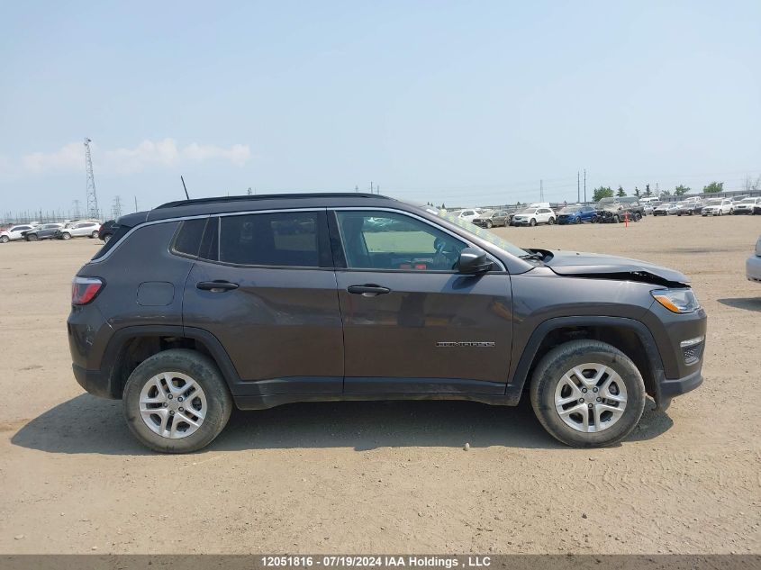 2020 Jeep Compass Sport VIN: 3C4NJDAB3LT167468 Lot: 12051816