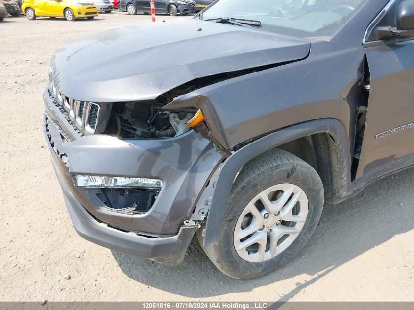 2020 Jeep Compass Sport VIN: 3C4NJDAB3LT167468 Lot: 12051816