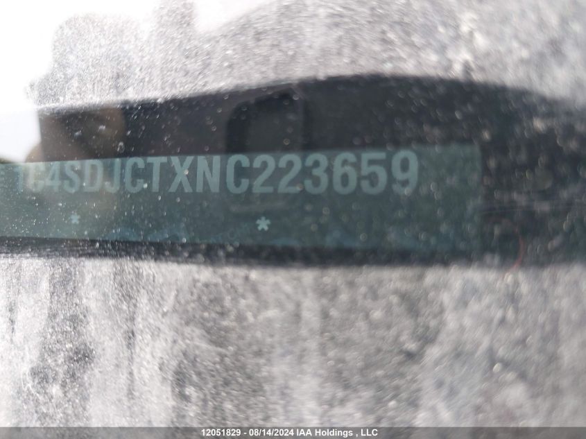 2022 Dodge Durango R/T VIN: 1C4SDJCTXNC223659 Lot: 12051829