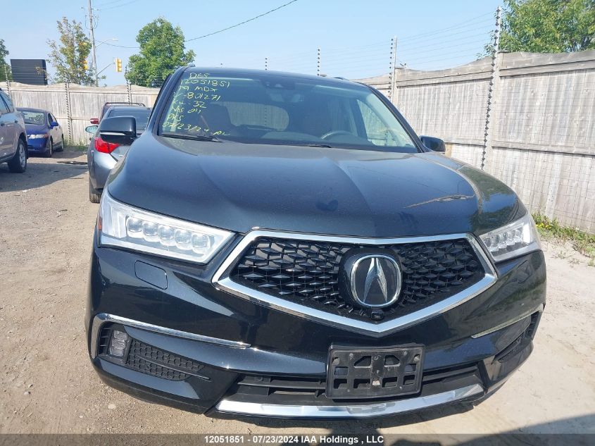 2019 Acura Mdx VIN: 5J8YD4H88KL801271 Lot: 12051851