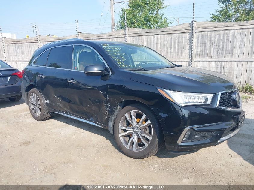 2019 Acura Mdx VIN: 5J8YD4H88KL801271 Lot: 12051851