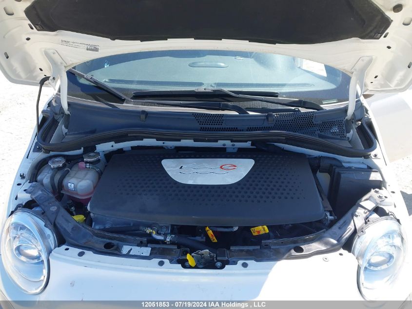 2015 Fiat 500 Electric VIN: 3C3CFFGE1FT503150 Lot: 12051853