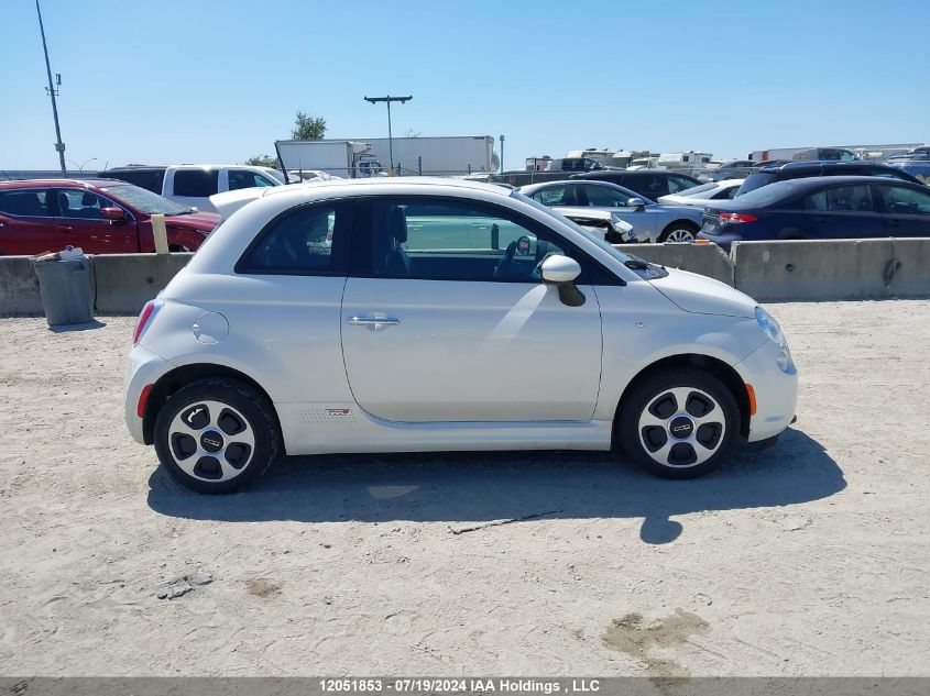 2015 Fiat 500 Electric VIN: 3C3CFFGE1FT503150 Lot: 12051853