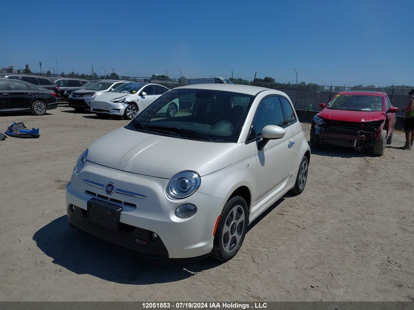 2015 Fiat 500 Electric VIN: 3C3CFFGE1FT503150 Lot: 12051853