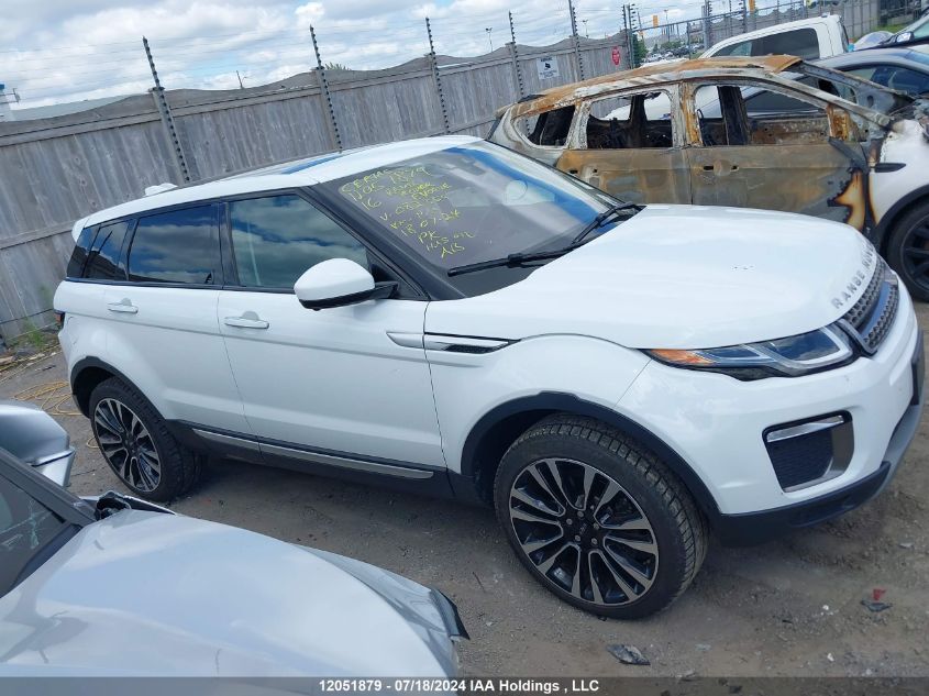 2016 Land Rover Range Rover Evoque Hse VIN: SALVR2BG5GH082359 Lot: 12051879