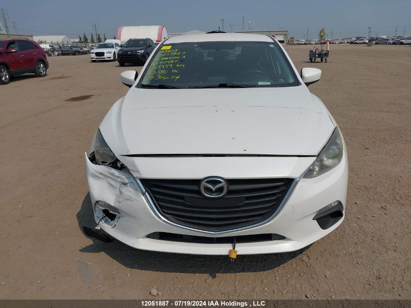 2014 Mazda 3 Touring VIN: JM1BM1L72E1110982 Lot: 12051887