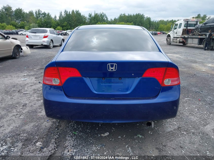 2007 Honda Civic VIN: 2HGFA168X7H038000 Lot: 12051892