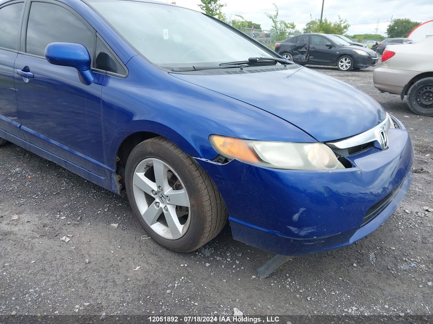 2007 Honda Civic VIN: 2HGFA168X7H038000 Lot: 12051892