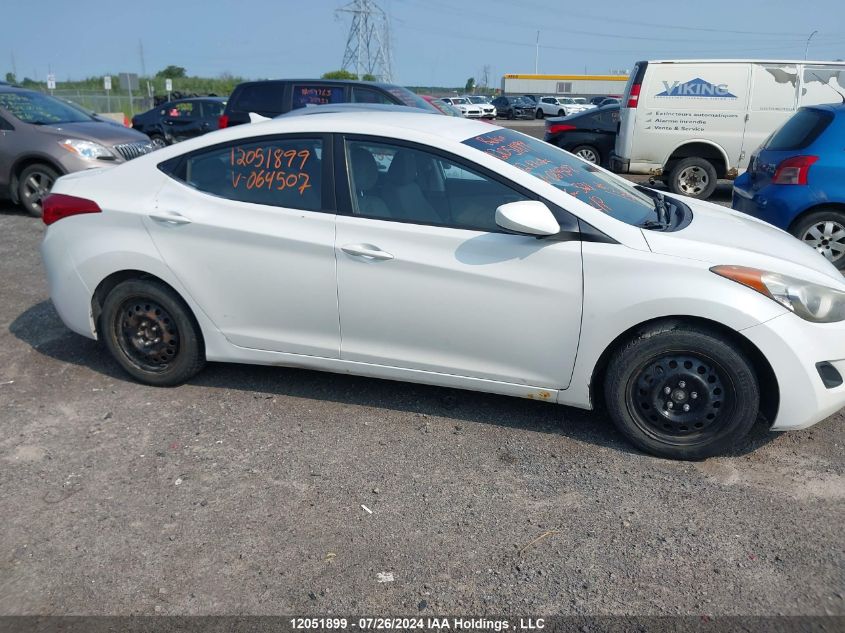 2012 Hyundai Elantra VIN: 5NPDH4AE7CH064507 Lot: 12051899