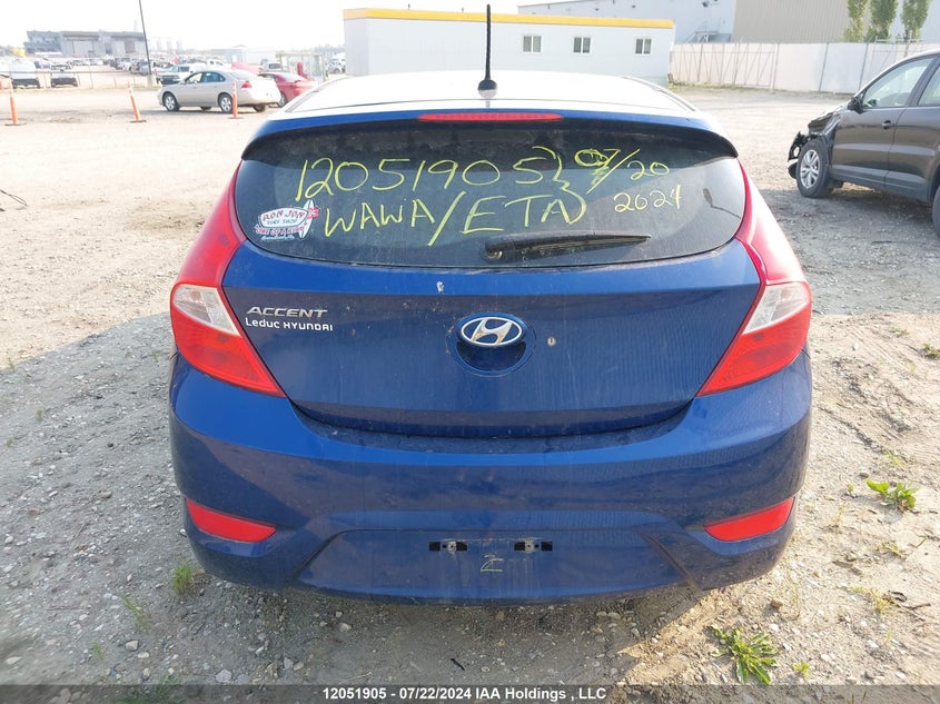 2017 Hyundai Accent Gl VIN: KMHCT5AE5HU312472 Lot: 12051905