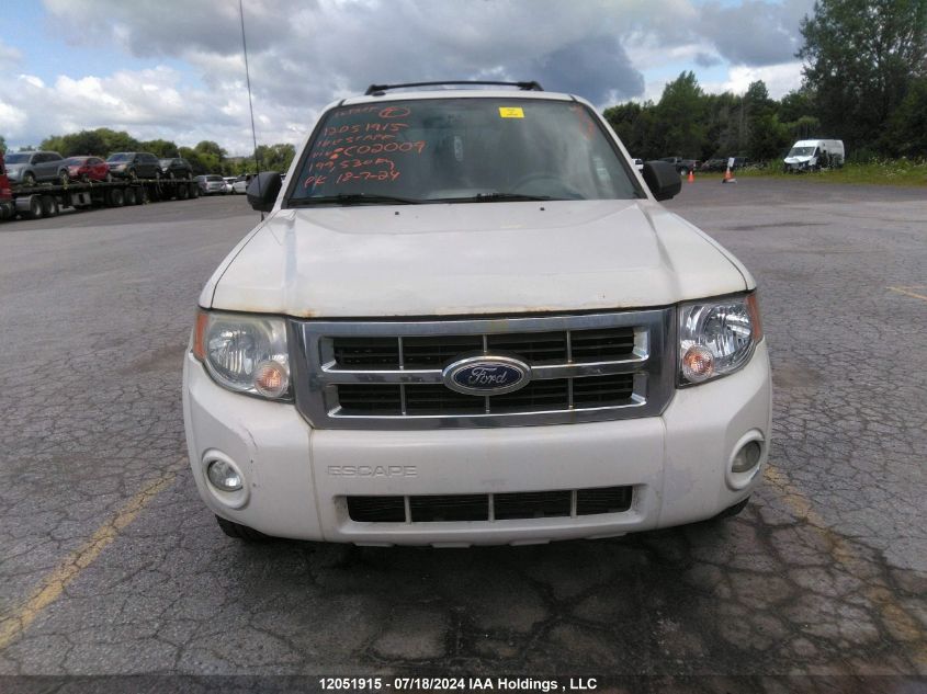 2010 Ford Escape VIN: 1FMCU0D74AKC02009 Lot: 12051915