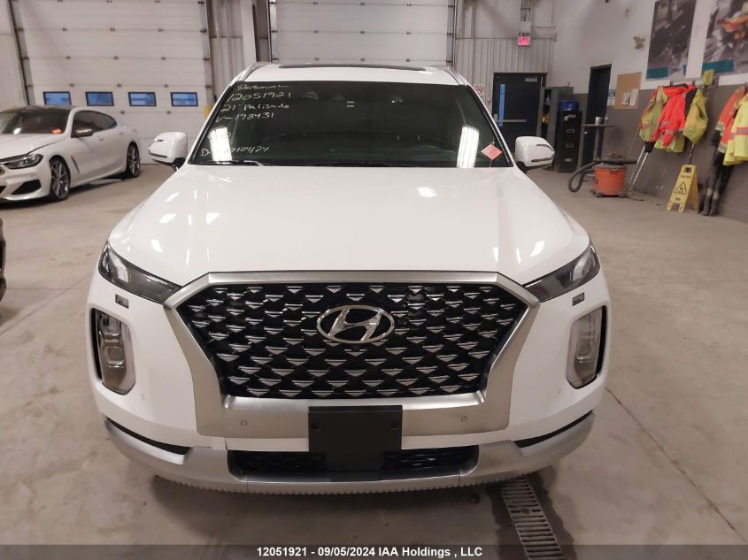 2021 Hyundai Palisade Limited VIN: KM8R5DHE2MU198431 Lot: 12051921