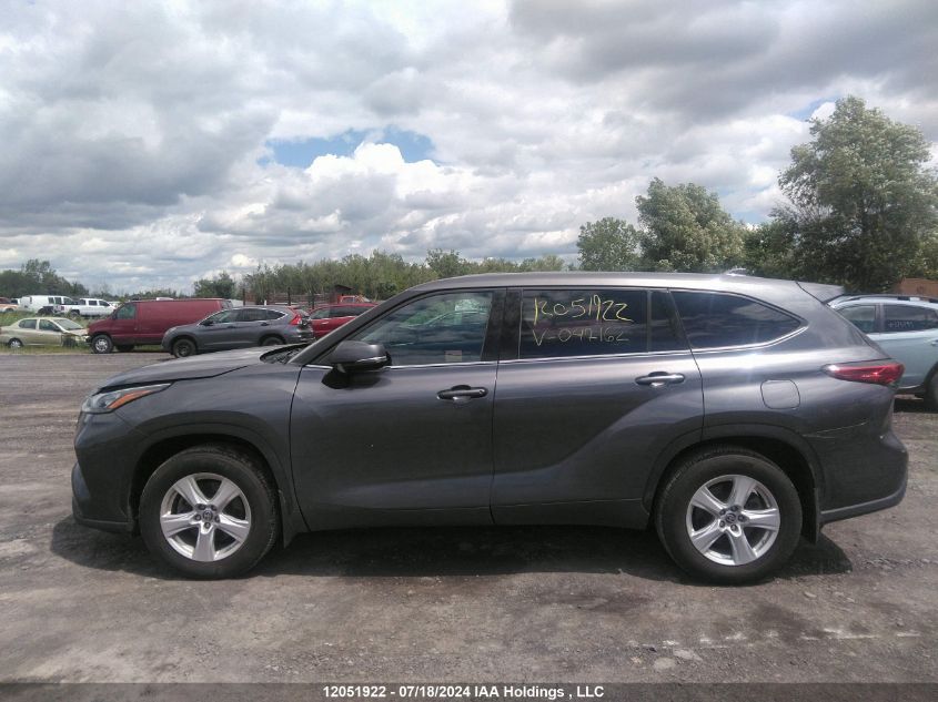 2020 Toyota Highlander VIN: 5TDBZRBH7LS047162 Lot: 12051922