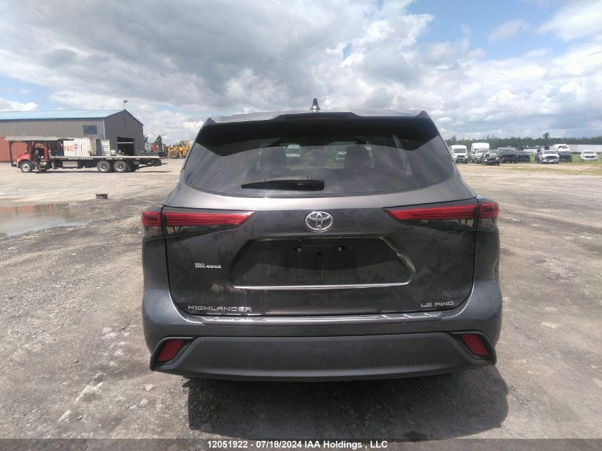 2020 Toyota Highlander VIN: 5TDBZRBH7LS047162 Lot: 12051922