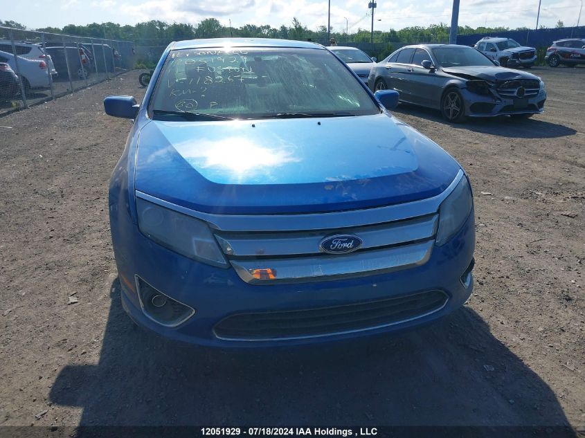 2011 Ford Fusion Sel VIN: 3FAHP0JA5BR118267 Lot: 12051929