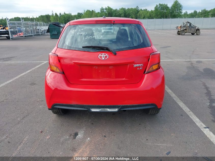 2016 Toyota Yaris L/Le/Se VIN: VNKKTUD35GA057995 Lot: 12051937