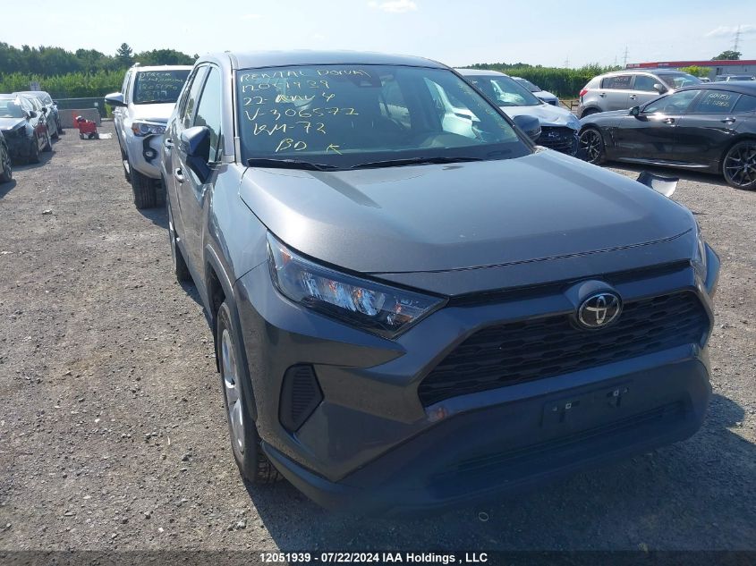 2022 Toyota Rav4 Le VIN: 2T3B1RFV3NC306577 Lot: 12051939