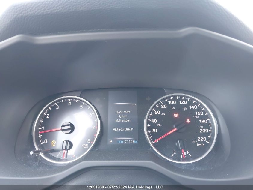 2022 Toyota Rav4 Le VIN: 2T3B1RFV3NC306577 Lot: 12051939