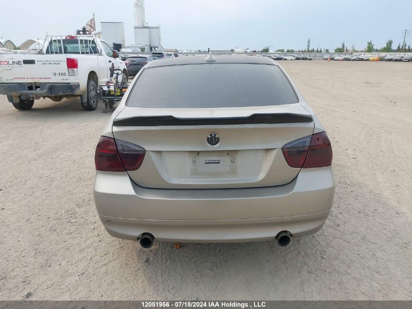 2007 BMW 3 Series VIN: WBAVB735X7P101318 Lot: 12051956