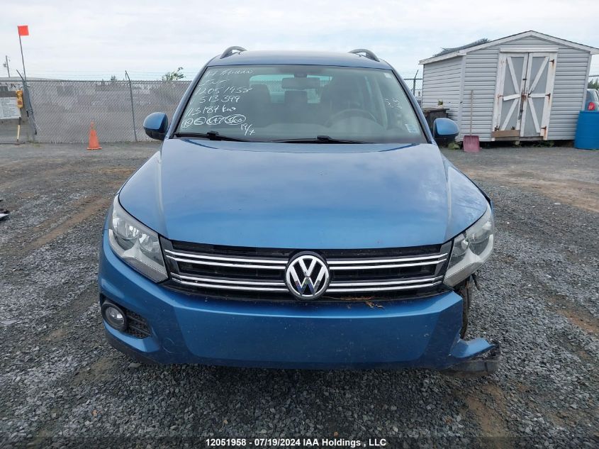 2017 Volkswagen Tiguan VIN: WVGNV7AX1HW513399 Lot: 12051958