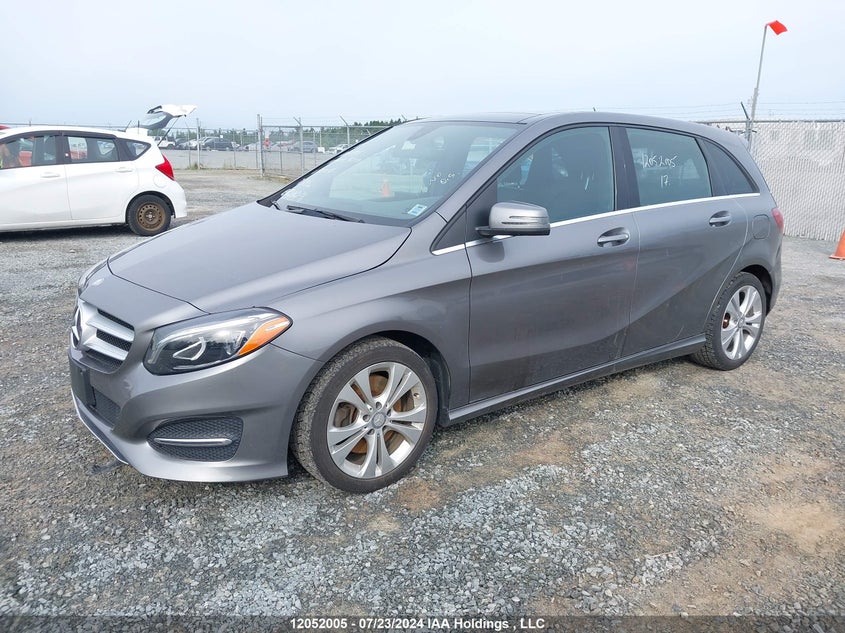 2017 Mercedes-Benz B-Class VIN: WDDMH4GB1HJ422038 Lot: 12052005