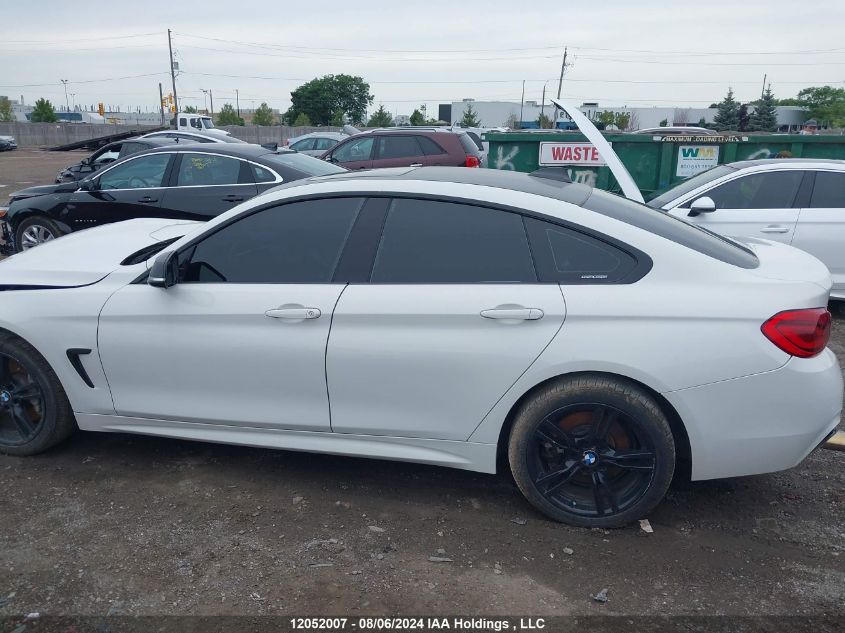 2019 BMW 430Xi Gran Coupe VIN: WBA4J3C55KBL05005 Lot: 12052007