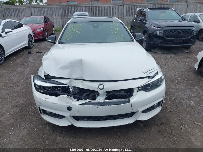 2019 BMW 430Xi Gran Coupe VIN: WBA4J3C55KBL05005 Lot: 12052007