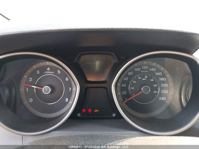 2012 Hyundai Elantra Gl VIN: 5NPDH4AE9CH109902 Lot: 12052011